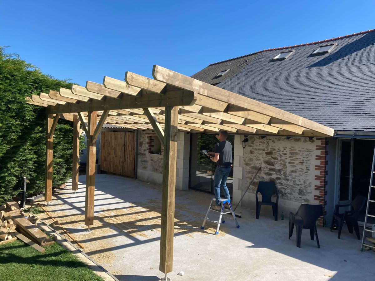 Pergola en bois